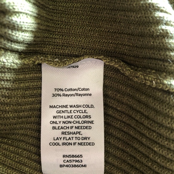BP Olive Army Green Sweater - Picture 3 of 5